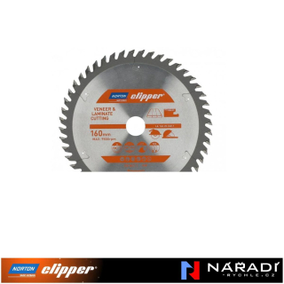 Pilový kotouč Norton Clipper, 160x20 Z48 Laminate