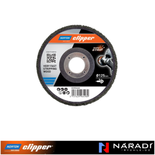 Kotouč brusný na dřevo Norton Clipper, 125mm