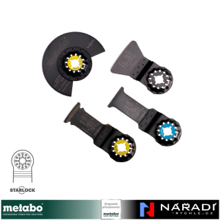 Sada pro úpravu interiéru Metabo, (Starlock), 4-dílná