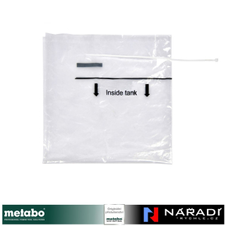 5 PE filtračních sáčků Metabo - 30 l