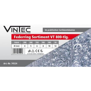 Sada pérových podložek Vintec, 800-dílná