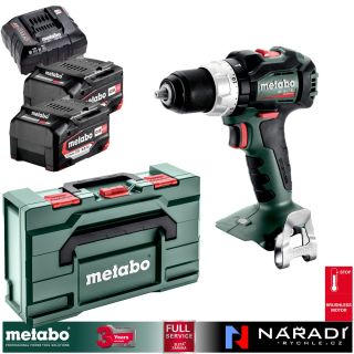 Aku vrtačka Metabo BS 18 LT BL, 2×4Ah, 18V, metaBOX