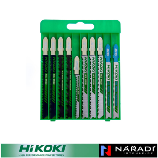 Sada plátků pro přímočaré pily HiKOKI, 10-dílná