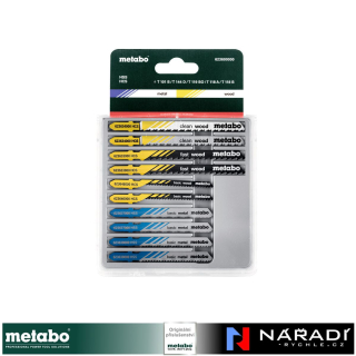 Sada plátků Metabo pro přímočaré pily 3, 10-dílná