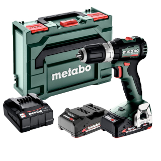 Aku příklepová vrtačka Metabo SB 18 L BL, 2×2Ah, 18V, metaBOX