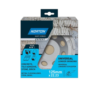 Diamantový brusný kotouč Norton Expert UNIVERSAL, 125mm