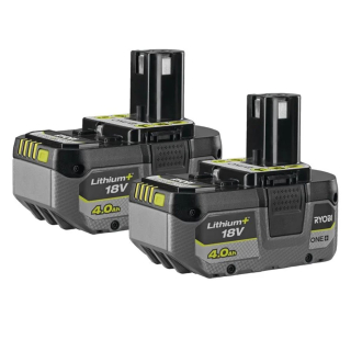 Aku set 2×4,0 Ah RYOBI RB1840X2, 18V