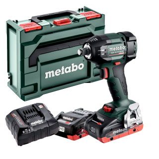 Aku rázový utahovák Metabo SSW 18 LTX 550 BL, 2×4Ah, 18V, metaBOX