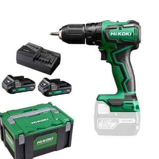 Aku příklepová vrtačka HiKOKI DV18DDWRZ, 2×2Ah, 18V, kufr