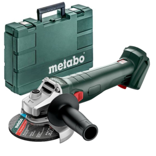 Aku úhlová bruska Metabo W 18 L 9-125, 18V, kufr