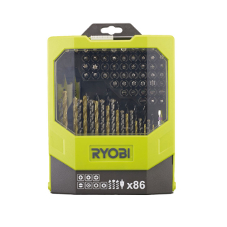 Vrtací a šroubovací sada RYOBI RAK86MIXC, 86ks