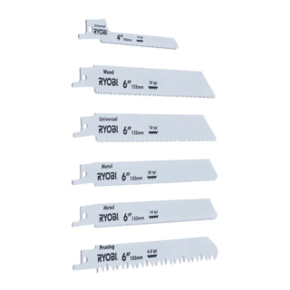 Sada plátků do šavlových pil Ryobi RAK06RB, 6-dílná