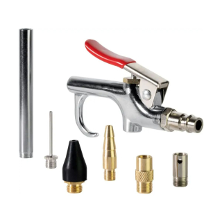 Ofukovací pistole Güde, 7-dílná sada