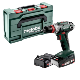 Aku vrtací šroubovák Metabo BS 18 Quick 2×2Ah, 18V, metaBOX